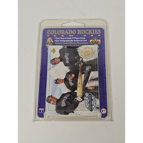 Colorado Rockies 1993 Upper Deck Team Set Baseball Cards Sealed 1st Season - Picture 1 of 3
